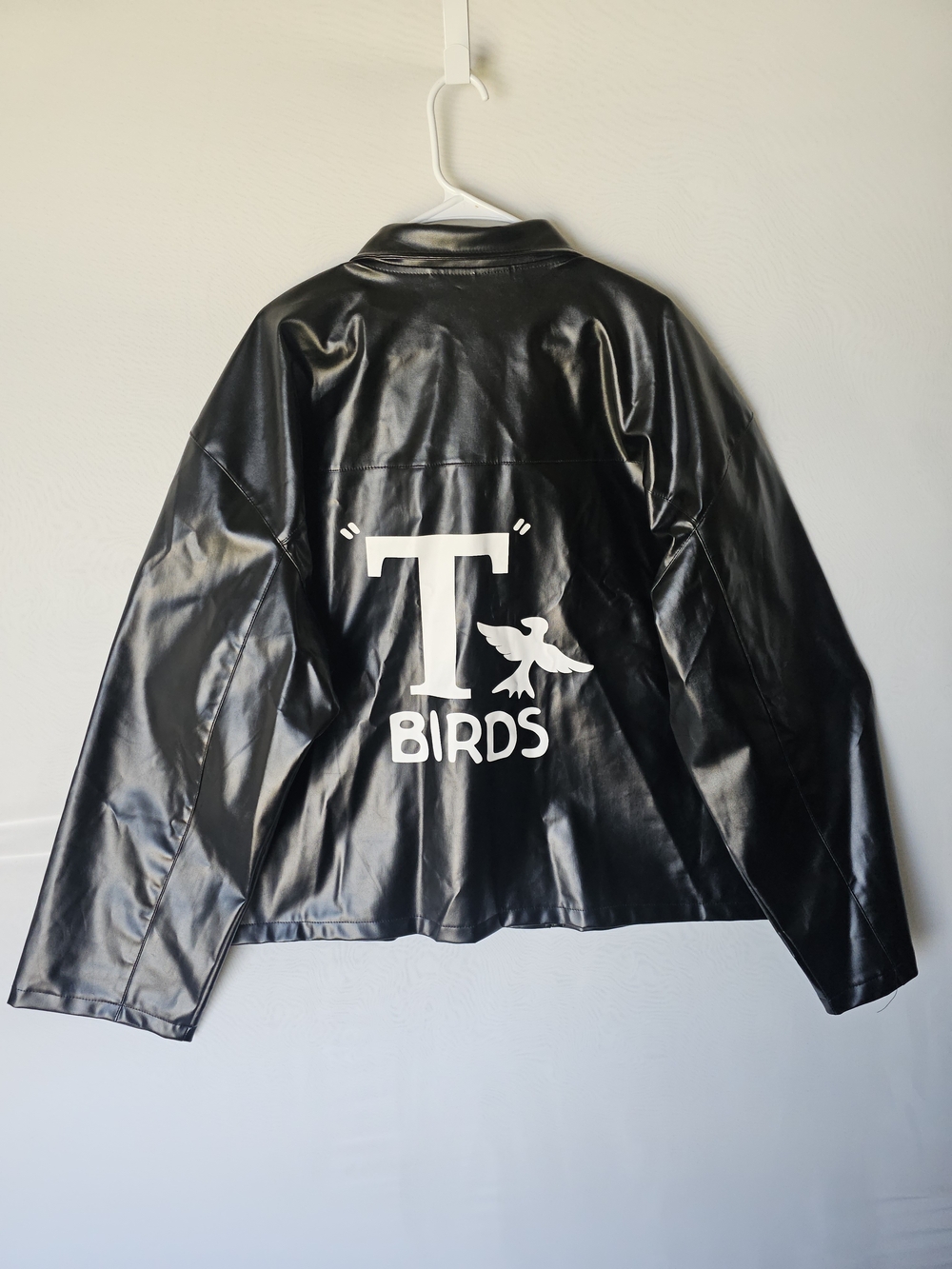 NWT Grease T-Birds Faux Leather Jacket Costume 4X - Picture 5 of 16